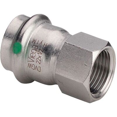 Viega Sanpress Inox Übergang 42 mm x Rp 1 1/2 - Rohrverbindung Viega Sanpress Inox Übergang 42 mm x Rp 1 1/2 - Rohrverbindung