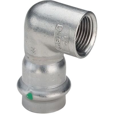 Viega Sanpress Inox Winkel 436971 - Edelstahl 90° Fitting Viega Sanpress Inox Winkel 436971 - Edelstahl 90° Fitting