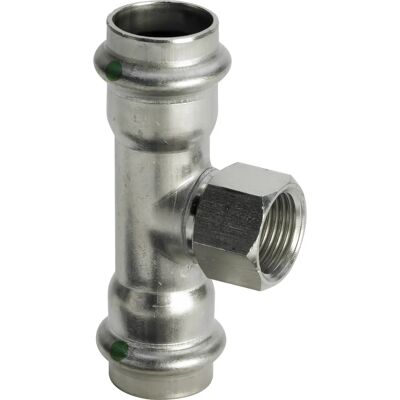 Viega Sanpress Inox T-Stück - Edelstahl, Korrosionsbeständig, 42mm Viega Sanpress Inox T-Stück - Edelstahl, Korrosionsbeständig, 42mm