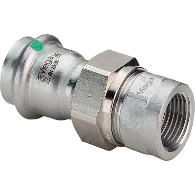 Viega Sanpress Inox 18mm x Rp 1/2 Conexión de Acero Inoxidable - Conector de Tubería Viega Sanpress Inox 18mm x Rp 1/2 Conexión de Acero Inoxidable - Conector de Tubería