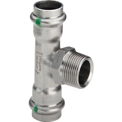 VIEGA ITALIA SRL - 2317.1 TEE MISTO MF Ø35x3/4M - Rørlednings fittings VIEGA ITALIA SRL - 2317.1 TEE MISTO MF Ø35x3/4M - Rørlednings fittings