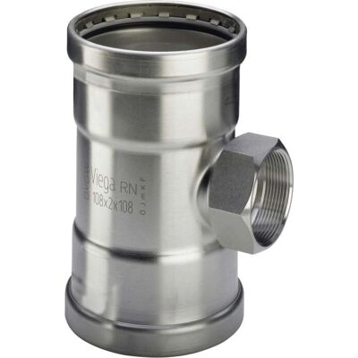 Viega Sanpress Inox XL-T-Stück - Edelstahl, Pressfitting, Dichtungselemente Viega Sanpress Inox XL-T-Stück - Edelstahl, Pressfitting, Dichtungselemente