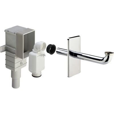 Viega Chroom Wandafsluiter - Afvoertrap G1 1/4 Viega Chroom Wandafsluiter - Afvoertrap G1 1/4