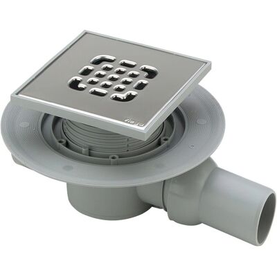 Viega Badablauf 4935.2 - Flach DN 50 Grau Viega Badablauf 4935.2 - Flach DN 50 Grau