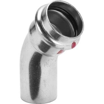 Viega Prestabo 22mm 45° Coude en acier - Système de pliage de tuyaux Viega Prestabo 22mm 45° Coude en acier - Système de pliage de tuyaux