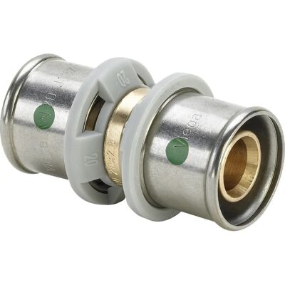 Viega Sanfix-P Raccord de 50 mm avec SC-Contur - Laiton - Publicité Viega Sanfix-P Raccord de 50 mm avec SC-Contur - Laiton - Publicité