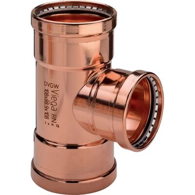 Viega Kupfer Pressfitting T-Stück XL - DVGW Zertifiziert Viega Kupfer Pressfitting T-Stück XL - DVGW Zertifiziert