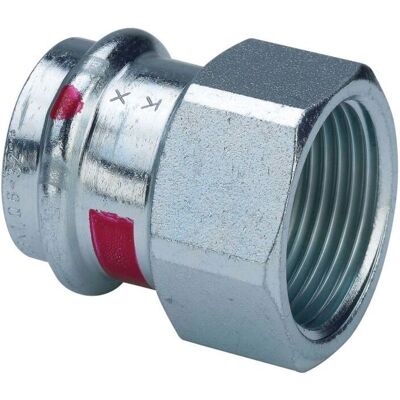 Viega Prestabo 35 mm x Rp 1 1/4" Stahlrohrfitting - Rohrsystemanschluss Viega Prestabo 35 mm x Rp 1 1/4" Stahlrohrfitting - Rohrsystemanschluss