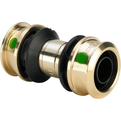 Viega Raxofix Kupplung 20x16 mm Bronze - Rohrkupplung Viega Raxofix Kupplung 20x16 mm Bronze - Rohrkupplung