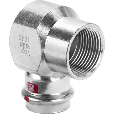 Viega Prestabo Angolo 656478 - 15 mm, 90° - Acciaio Viega Prestabo Angolo 656478 - 15 mm, 90° - Acciaio