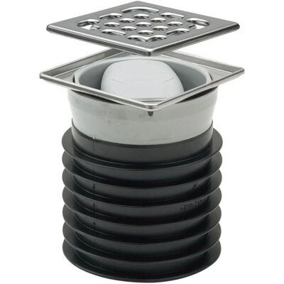 Drain de sol Viega Advantix DN100 - Sans odeur - Gris - Publicité Drain de sol Viega Advantix DN100 - Sans odeur - Gris - Publicité