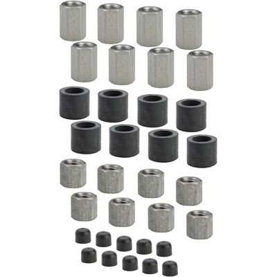 Viega 4971.73 Accessoire Set - Zwart rubber Viega 4971.73 Accessoire Set - Zwart rubber