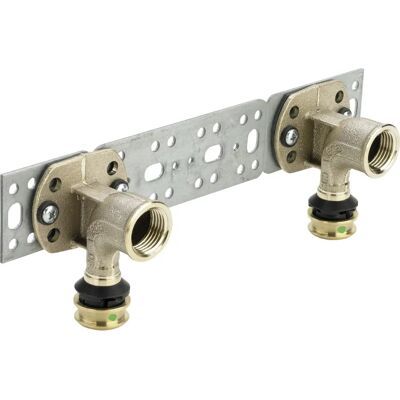 Viega Raxofix Unidad de montaje Acero galvanizado Roscado corto - Conexión con desacoplamiento acústico Viega Raxofix Unidad de montaje Acero galvanizado Roscado corto - Conexión con desacoplamiento acústico