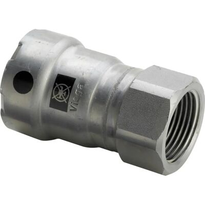 Viega 695330 - Giunto in acciaio Zinc-Nickel - 1/2" x 1/2" - Giunto per tubi Viega 695330 - Giunto in acciaio Zinc-Nickel - 1/2" x 1/2" - Giunto per tubi