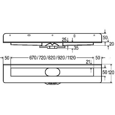 Viega 750mm Edelstahl Duschrinnen - Wandanschluss Viega 750mm Edelstahl Duschrinnen - Wandanschluss