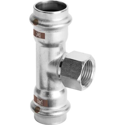 Viega Acero Inoxidable Codo en T 809096 - Conexión de Tubería Viega Acero Inoxidable Codo en T 809096 - Conexión de Tubería