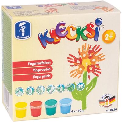 Feuchtmann - Fingerfarben Set - 4 Farben - Bastelset Feuchtmann - Fingerfarben Set - 4 Farben - Bastelset