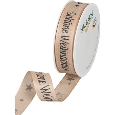 Halbach Seidenbänder - 1126 - Nastro Regalo - Bianco Halbach Seidenbänder - 1126 - Nastro Regalo - Bianco