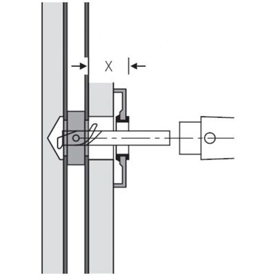 FSB Wechselstift - 8 x 65 mm - Für einseitig gebohrte Türen FSB Wechselstift - 8 x 65 mm - Für einseitig gebohrte Türen