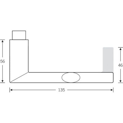 FSB Edelstahl Türgriff-Set - Profilzylinderloch - Rund - 135mm FSB Edelstahl Türgriff-Set - Profilzylinderloch - Rund - 135mm