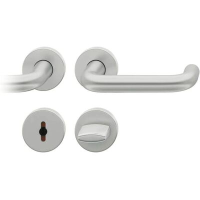 Ensemble Poignée de Porte en Acier Inoxydable - U-Shape, Fini Mat - Publicité Ensemble Poignée de Porte en Acier Inoxydable - U-Shape, Fini Mat - Publicité