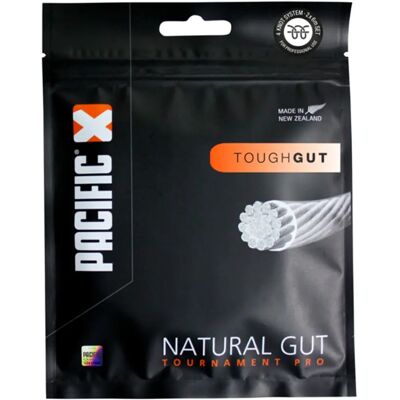 Ensemble de cordes de tennis Pacific Natural Gut - Nature/Orange - 12,2m - Cordes de tennis - Publicité Ensemble de cordes de tennis Pacific Natural Gut - Nature/Orange - 12,2m - Cordes de tennis - Publicité