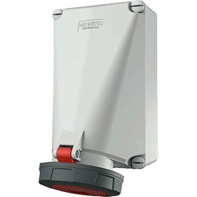 MENNEKES 139 Wanddose - 125A, 4p, 400V, IP67 MENNEKES 139 Wanddose - 125A, 4p, 400V, IP67