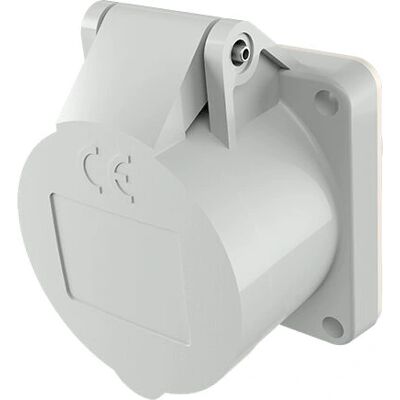 Mennekes 609 Prise - 16A, IP44, Gris Mennekes 609 Prise - 16A, IP44, Gris