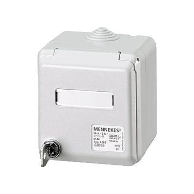 MENNEKES 4165 Außendose - 5-polig, 16A, IP44 MENNEKES 4165 Außendose - 5-polig, 16A, IP44