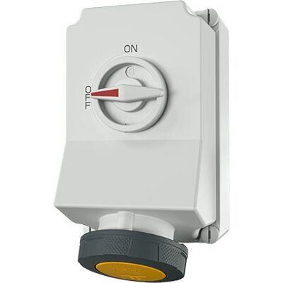 MENNEKES 5925A 63A 3P 4H 110V Wanddose - Steckdose MENNEKES 5925A 63A 3P 4H 110V Wanddose - Steckdose
