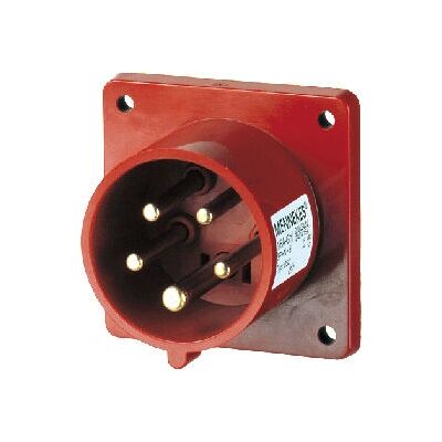 Connecteur électrique Mennekes 853 - 5 broches, IP44, 16A, 400V - Publicité Connecteur électrique Mennekes 853 - 5 broches, IP44, 16A, 400V - Publicité