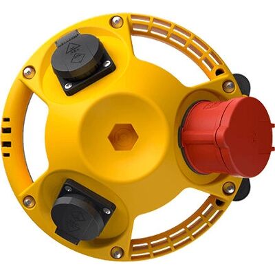 MENNEKES 94350GE Prise - IP44, 3-Phases, Jaune - Publicité MENNEKES 94350GE Prise - IP44, 3-Phases, Jaune - Publicité
