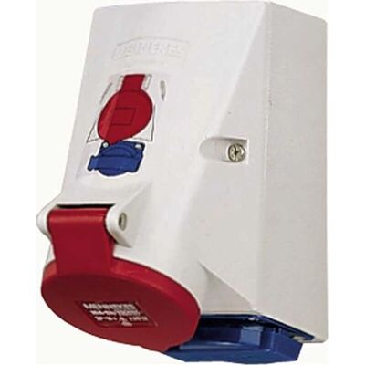 Mennekes 1651 Wanddose IP44 32A Grau Mennekes 1651 Wanddose IP44 32A Grau