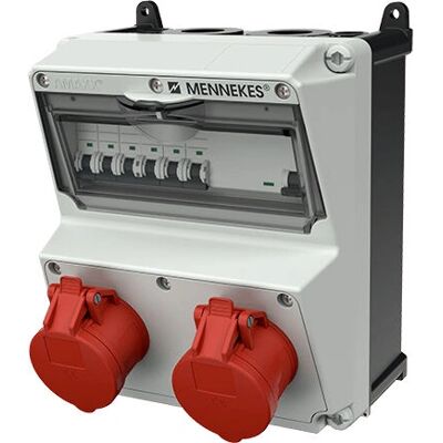Mennekes 920019 Prise électrique - IP44 - Gris - Publicité Mennekes 920019 Prise électrique - IP44 - Gris - Publicité
