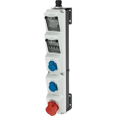 MENNEKES 960051 Steckdose - Typ F, Grau, 2 Schuko - IP44 MENNEKES 960051 Steckdose - Typ F, Grau, 2 Schuko - IP44