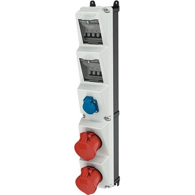 Mennekes 960014 Steckdosen-Kombination - Blau, Rot, Weiss - Steckdosen-Kombination Mennekes 960014 Steckdosen-Kombination - Blau, Rot, Weiss - Steckdosen-Kombination