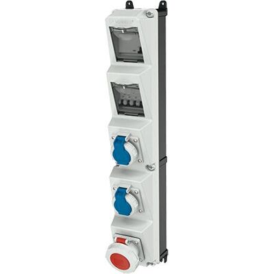 MENNEKES 960030 Steckdose - Blau, Rot, Weiß - Typ F MENNEKES 960030 Steckdose - Blau, Rot, Weiß - Typ F