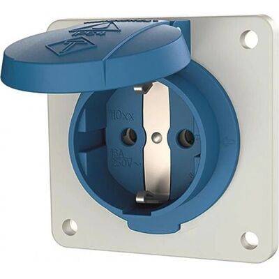 Mennekes Modelo 11011F - Enchufe eléctrico azul IP54 Mennekes Modelo 11011F - Enchufe eléctrico azul IP54