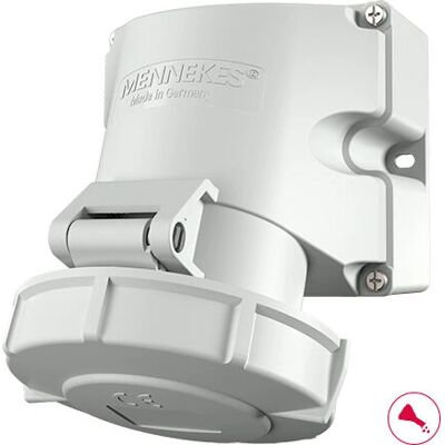 MENNEKES 9303 Prise électrique - 16A, 3 pôles, IP67 - Extérieur MENNEKES 9303 Prise électrique - 16A, 3 pôles, IP67 - Extérieur