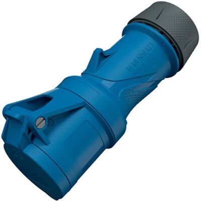 Mennekes 14502 IP54 CEE Kupplung - 3P, 6h Timer Mennekes 14502 IP54 CEE Kupplung - 3P, 6h Timer