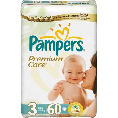 Pampers Premium Care Μέγεθος 3 Μιας Χρήσης Πάνες - Πάνες για μωρά Pampers Premium Care Μέγεθος 3 Μιας Χρήσης Πάνες - Πάνες για μωρά