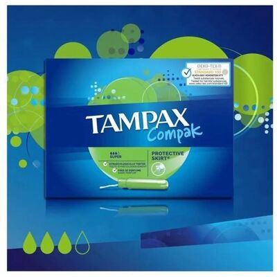 Tampax Compak Super Tampón - 36 unidades Tampax Compak Super Tampón - 36 unidades