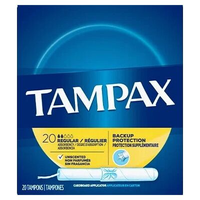 Assorbenti Tampax Blue Box Regolari - Tampone - Blu Assorbenti Tampax Blue Box Regolari - Tampone - Blu