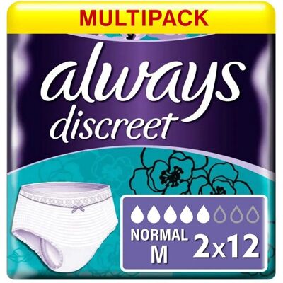 Always Discreet Medium Incontinence Pants - Product Type Always Discreet Medium Incontinence Pants - Product Type