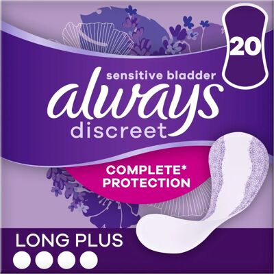 Always Discreet Long Plus 20 Liners - Incontinence Product Always Discreet Long Plus 20 Liners - Incontinence Product