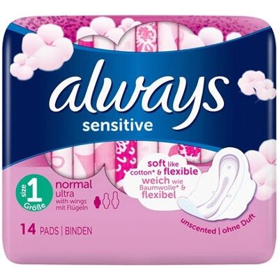 Always Sensitive Normal Plus - Sanitary Napkins Always Sensitive Normal Plus - Sanitary Napkins