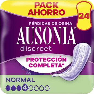 Ausonia Discreet Toallas Sanitarias Normales - Toallas Sanitarias Ausonia Discreet Toallas Sanitarias Normales - Toallas Sanitarias