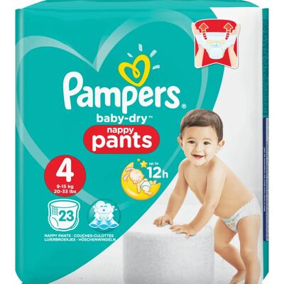 Pampers Baby Dry Pants Size 4 (9-15 kg) - 23 pcs Pampers Baby Dry Pants Size 4 (9-15 kg) - 23 pcs