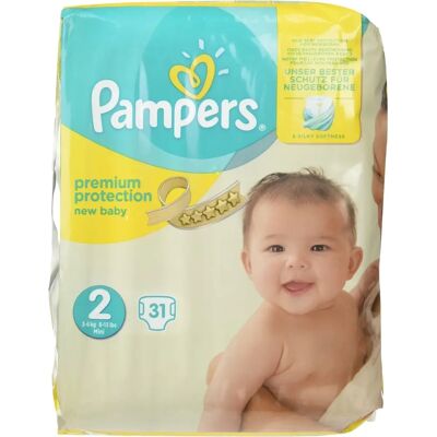Pampers Premium Protection New Baby Size 2 (3-6 Kg) - 31 pcs Pampers Premium Protection New Baby Size 2 (3-6 Kg) - 31 pcs