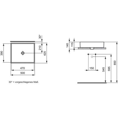 Ideal Standard K077601 Vasque deasupra deasupra alb - Vasque deasupra Ideal Standard K077601 Vasque deasupra deasupra alb - Vasque deasupra